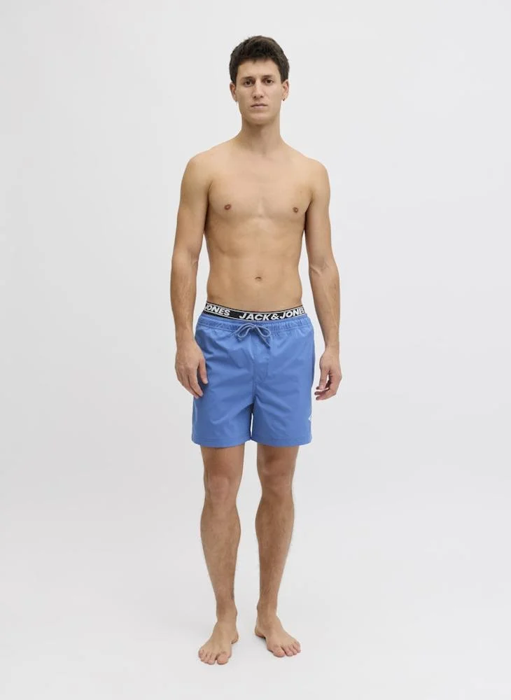JACK & JONES  Logo Drawstring Swim Shorts for Men | Best Price UAE